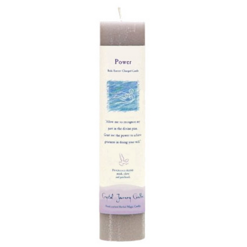 Reiki Herbal Pillar Candle Power
