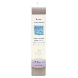 Reiki Herbal Pillar Candle Power