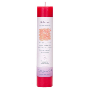 Reiki Herbal Pillar Candle Seduction