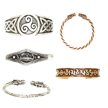 Cuff Bracelet || Nirvana Jewelry || Pewter