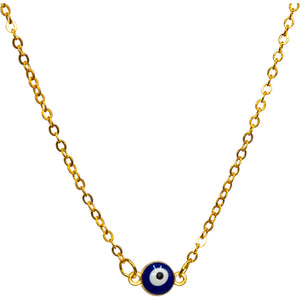 Necklace || Evil Eye || Gold || 0.25 cm Pendant