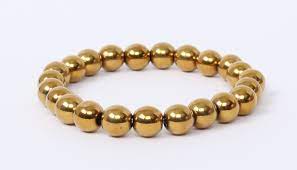 Bracelet  || Hematite || Round Beads