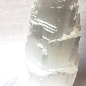 Selenite Tower || Standing Crystal || Natural || Raw