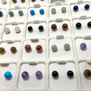 Earrings || Studs || Assorted Gemstones