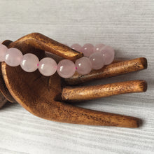 Rose Quartz Stretch Bracelet || 8mm Round Beads - Jewelry - Cosmic Corner Savannah
