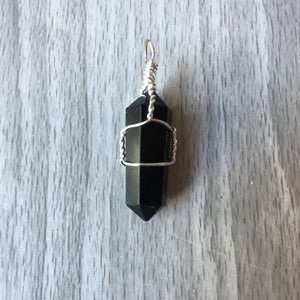Pendant || Wire Wrapped || Black Onyx