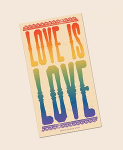 Bumper Sticker  || Love is Love