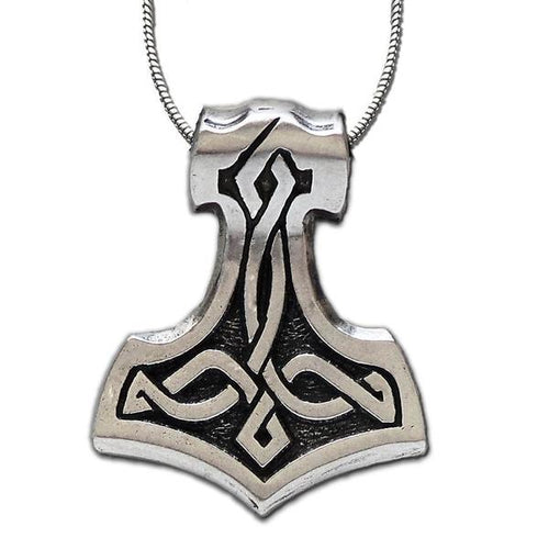 Pendant || Sterling Silver || Thor's Hammer Mjölnir