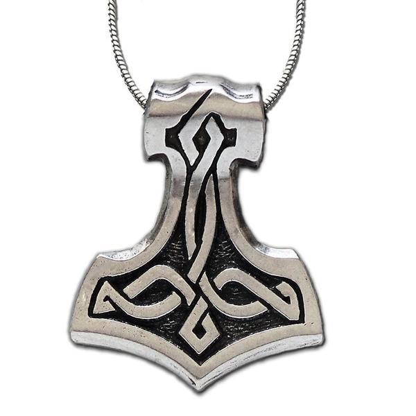 Pendant || Sterling Silver || Thor's Hammer Mjölnir